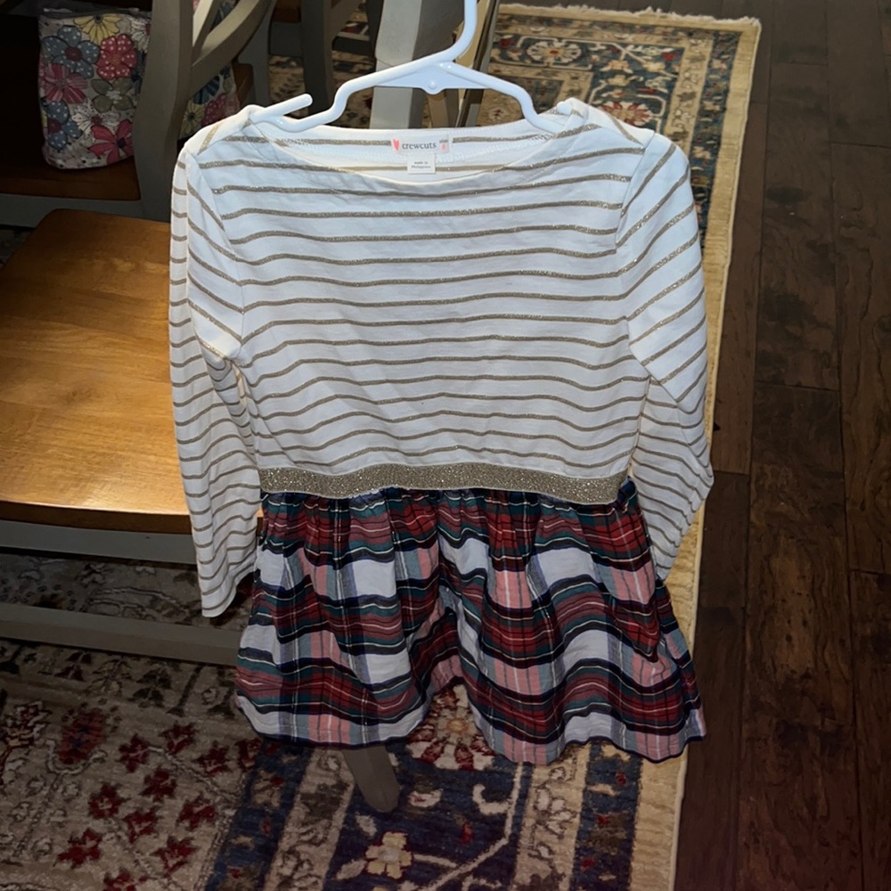 Worn once. Size 8. J. Crew Christmas dress